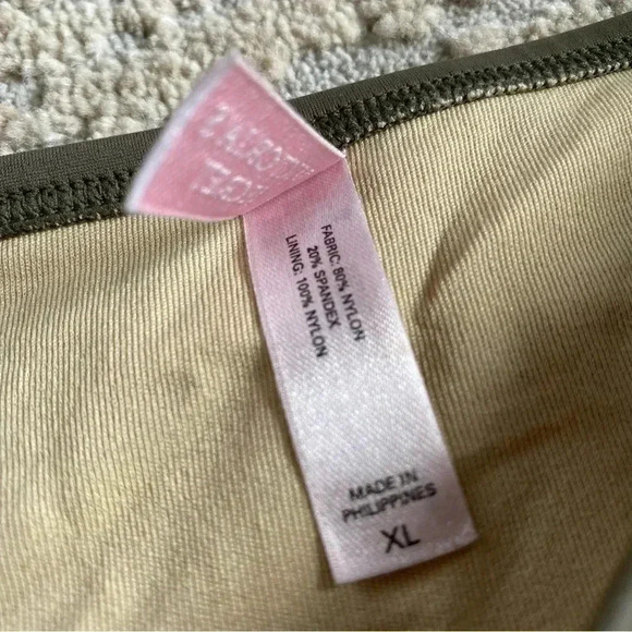 Victoria's Secret Vintage Army Green Bikini Bottoms: Size XL - Picture 5 of 6